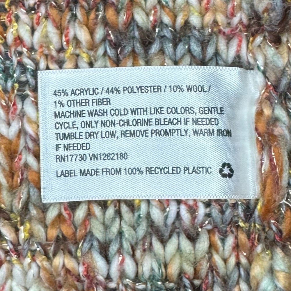 Universal Thread size large multi color knit wool blend long sleeve sweater - Picture 4 of 6